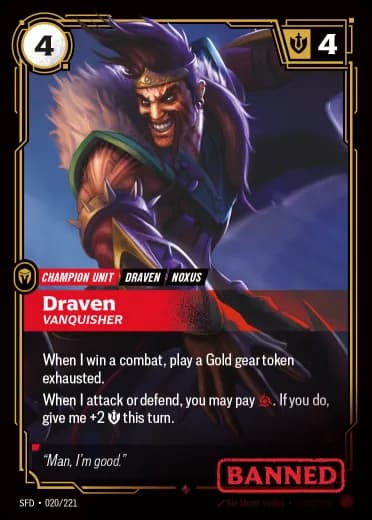 Draven 카드 (SFD-020/221)