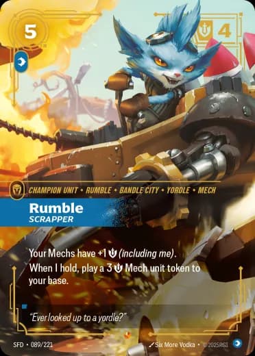 Rumble 카드 (SFD-089/221)