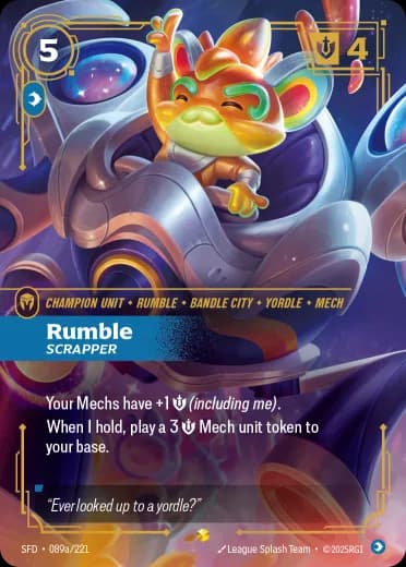 Rumble 카드 (SFD-089a/221)