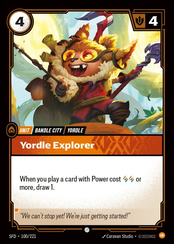Yordle Explorer 카드 (SFD-100/221)