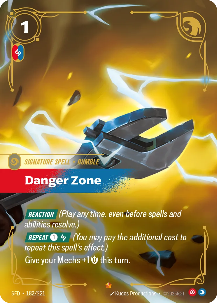 Danger Zone 카드 (SFD-182/221)