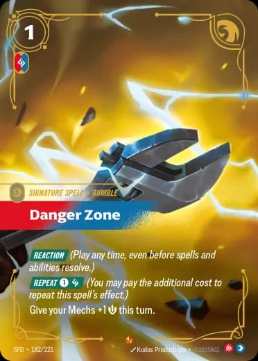 Danger Zone 카드 (SFD-182/221)