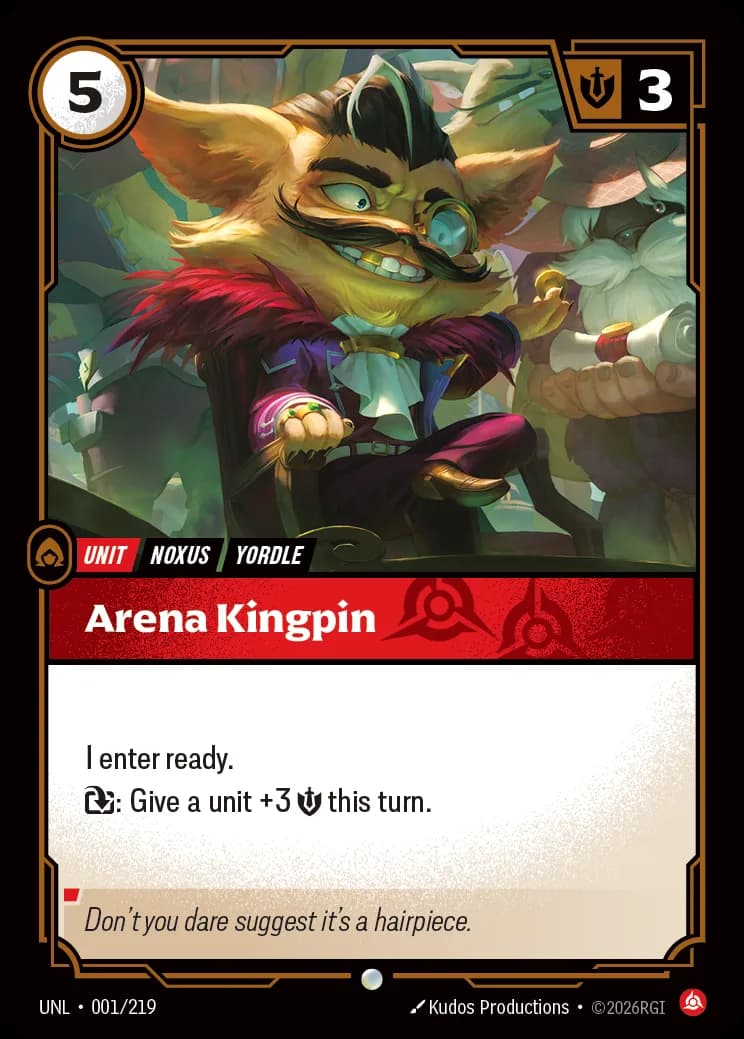 Arena Kingpin 카드 (UNL-001/219)