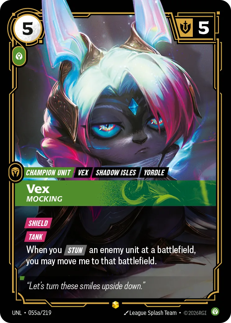 Vex 카드 (UNL-055a/219)