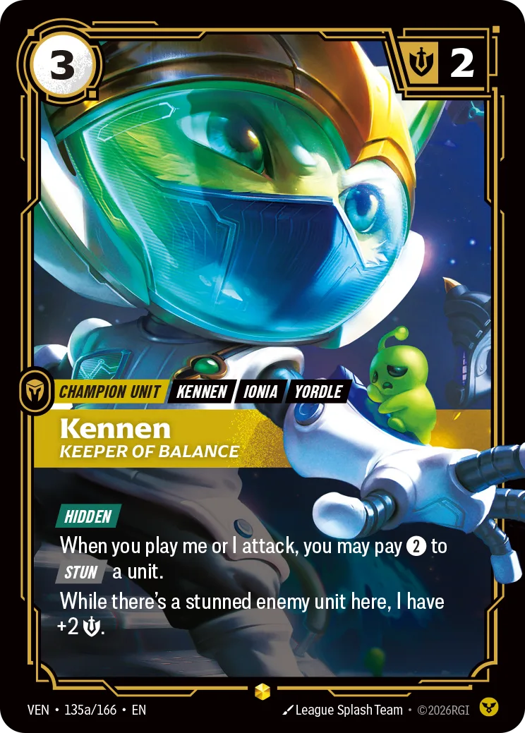 Kennen 카드 (VEN-135a/166)
