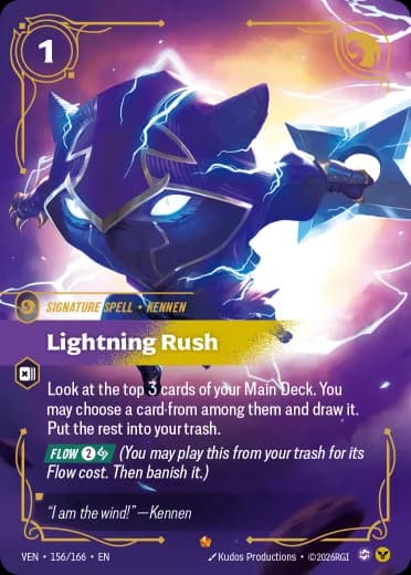 Lightning Rush 카드 (VEN-156/166)